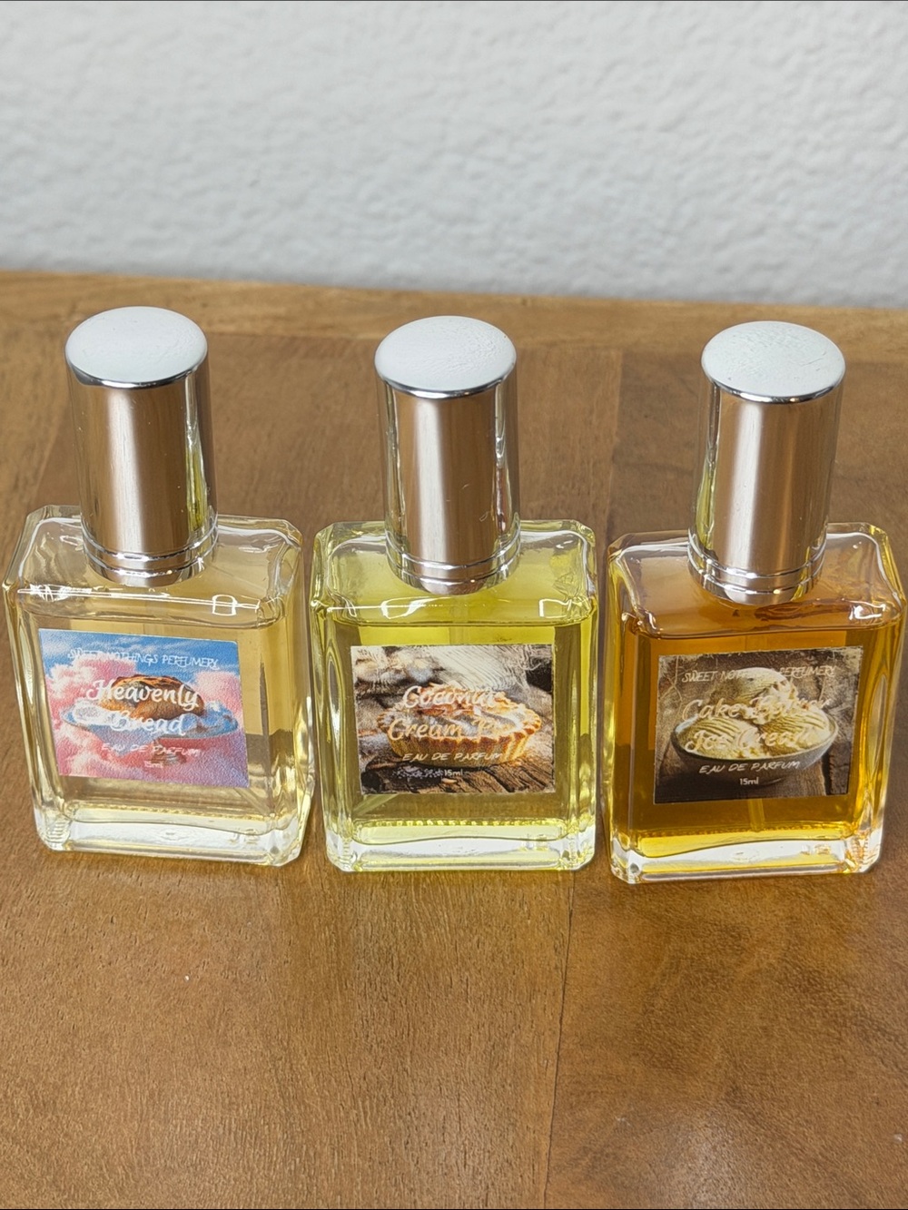 Sweet Nothings Perfumery 3 NEW Gourmand Perfumes 10ml
